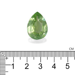 Olijfgroene Peer Gesneden Koper Toermalijn 12.83 karaat