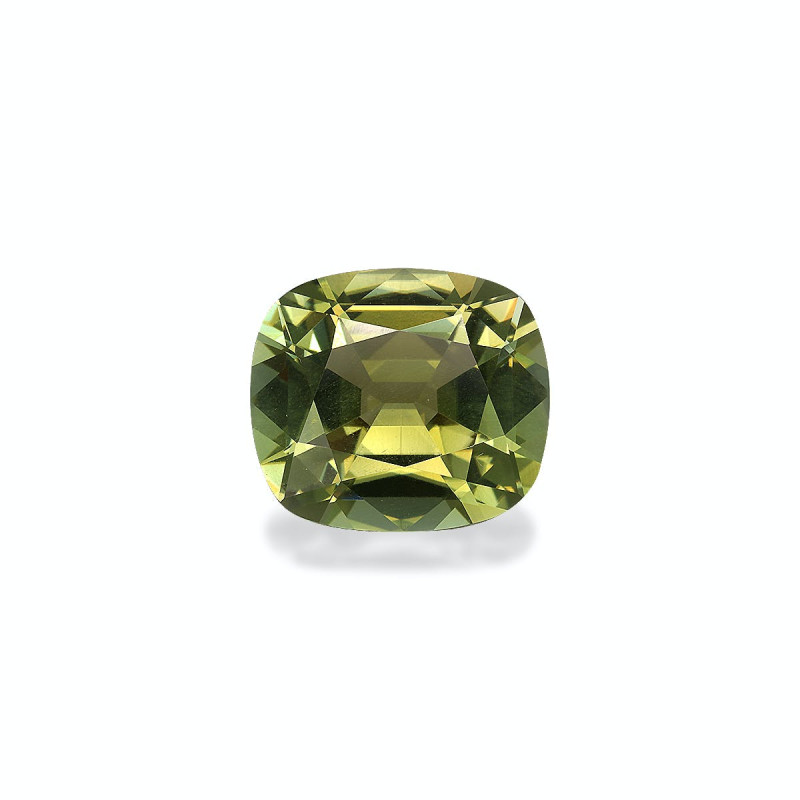 CUSHION-cut Cuprian Tourmaline Forest Green 13.29 carats