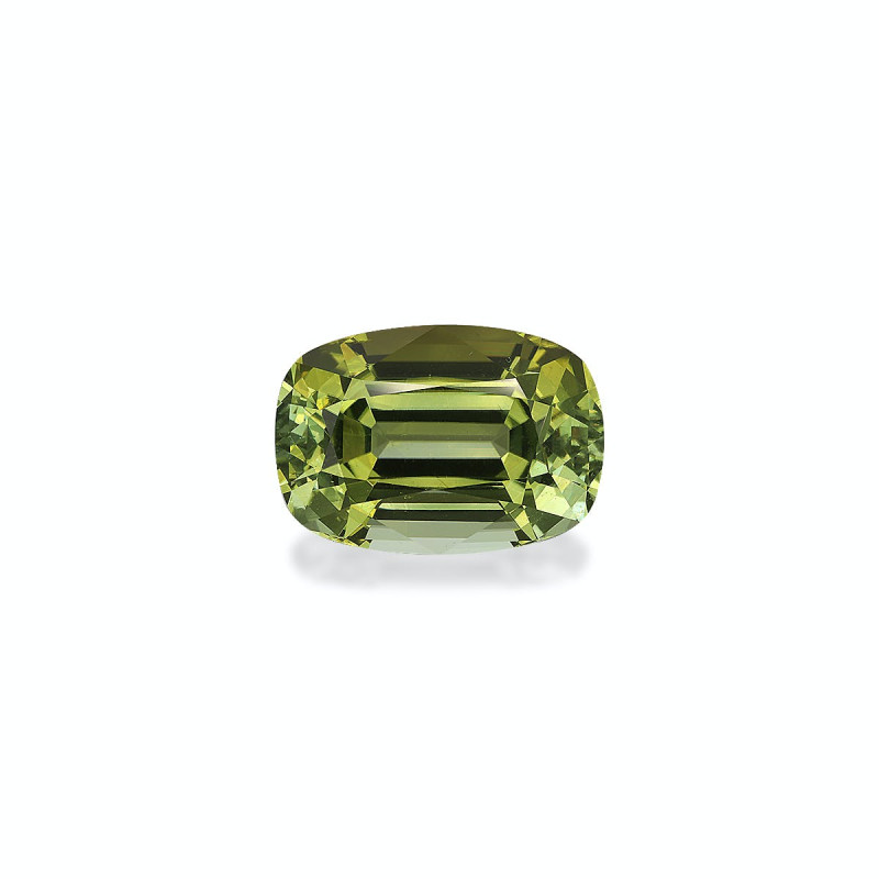 CUSHION-cut Cuprian Tourmaline Moss Green 24.28 carats