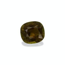 Kussen geslepen mosgroene toermalijn van 14,54 karaat