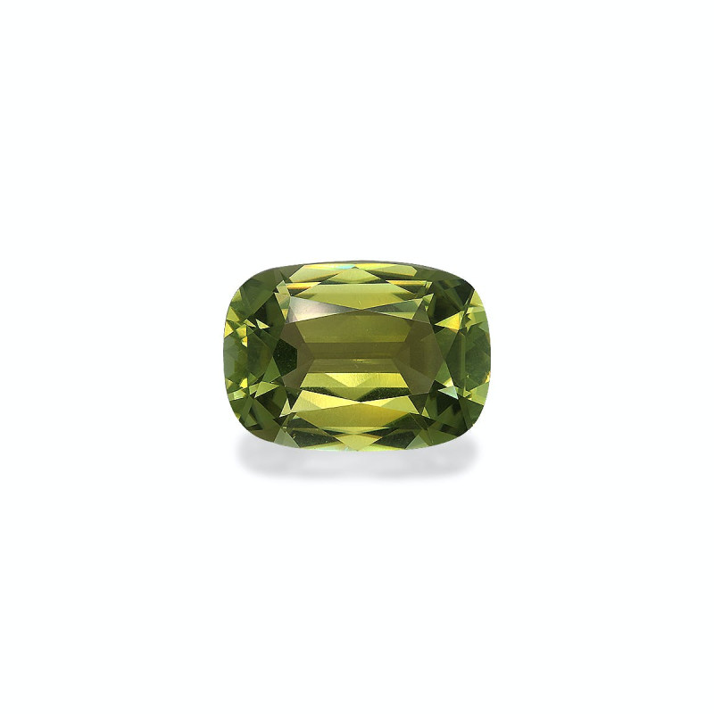 CUSHION-cut Cuprian Tourmaline Forest Green 22.12 carats