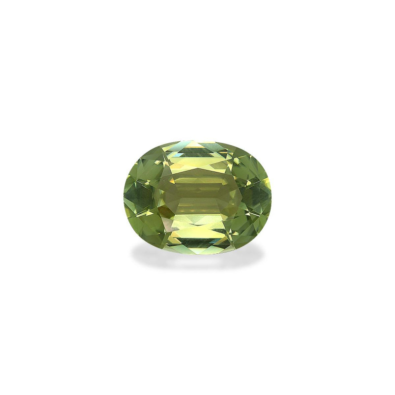 Kupfer-Turmalin lengte OVAL Blasses Grün 17.00 karaten