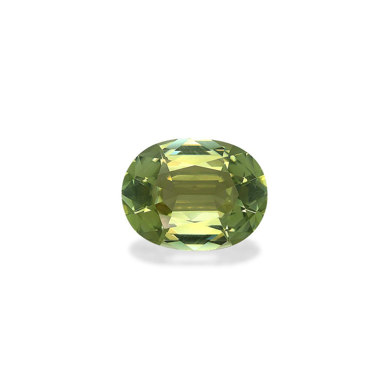 OVAL-cut Cuprian Tourmaline Pale Green 17.00 carats