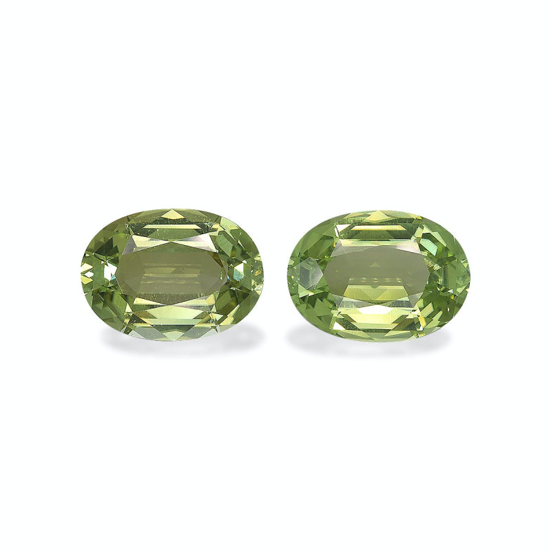 OVAL-cut Cuprian Tourmaline Lime Green 24.21 carats
