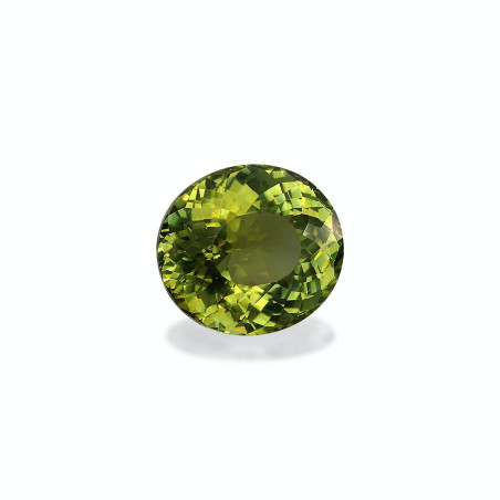 Kupfer-Turmalin lengte OVAL Limettengr&uuml;n 14.35 karaten