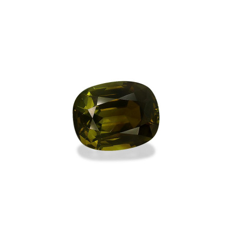CUSHION-cut Cuprian Tourmaline Olive Green 42.26 carats
