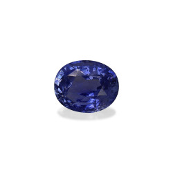 蓝宝石 taille 椭圆形 蓝色 3.59 carats