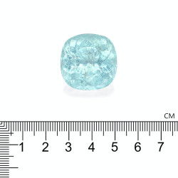 Paraiba Toermalijn Kussen Geslepen Hemelsblauw 60.44 karaat