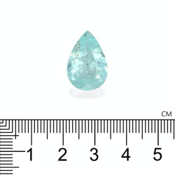 Paraiba Toermalijn Peer Geslepen Hemelsblauw 9.33 karaat