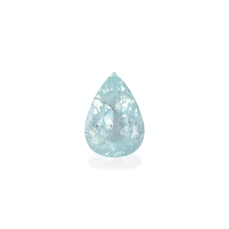 Tourmaline Paraiba taille Poire Bleu Ciel 21.86 carats