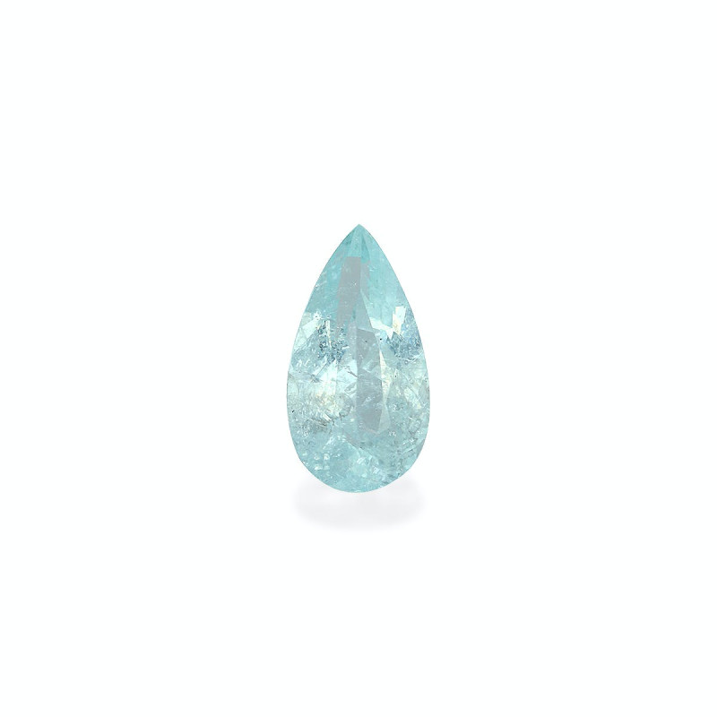 Tourmaline Paraiba taille Poire Bleu Ciel 5.37 carats