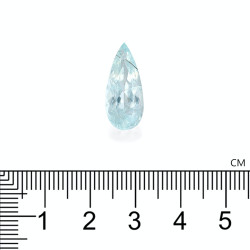 Paraiba Toermalijn Peer Geslepen Hemelsblauw 7.01 karaat