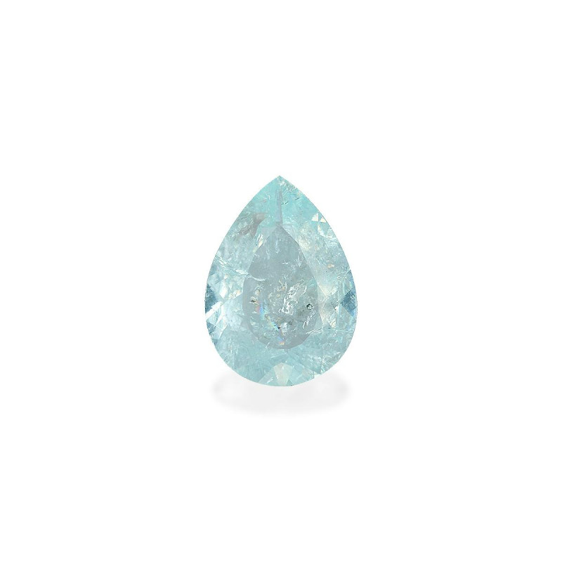 Tourmaline Paraiba taille Poire Bleu Ciel 7.82 carats