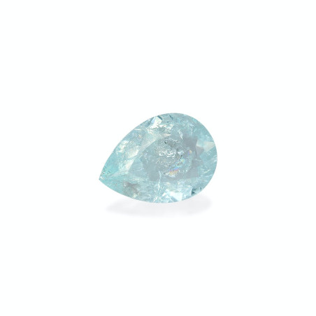 Tourmaline Paraiba taille Poire Bleu Ciel 7.82 carats