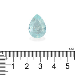 Paraiba Toermalijn Peer Geslepen Hemelsblauw 7.82 karaat
