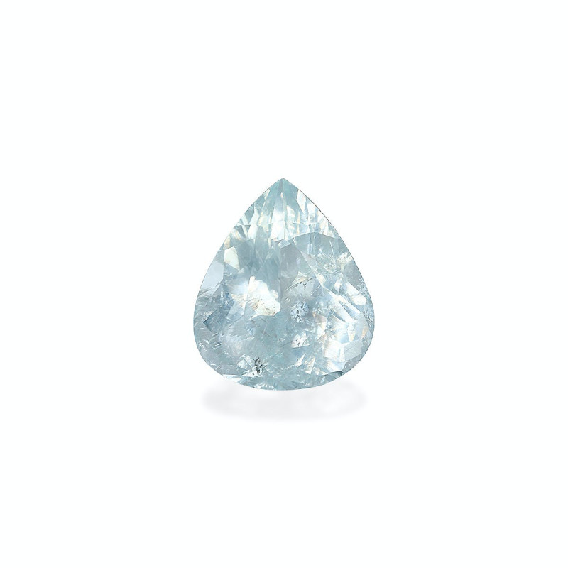 Tourmaline Paraiba taille Poire Bleu Ciel 7.41 carats