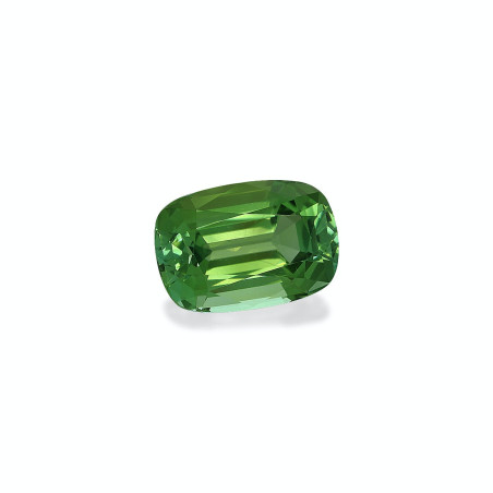 Tourmaline Verte taille COUSSIN Cotton Green 11.27 carats