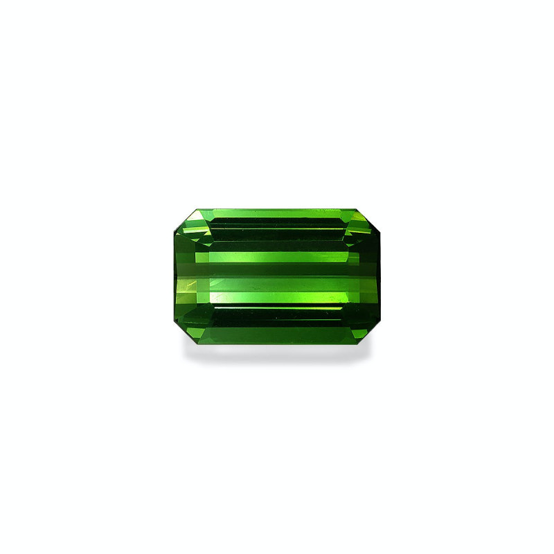 RECTANGULAR-cut Green Tourmaline Forest Green 8.14 carats