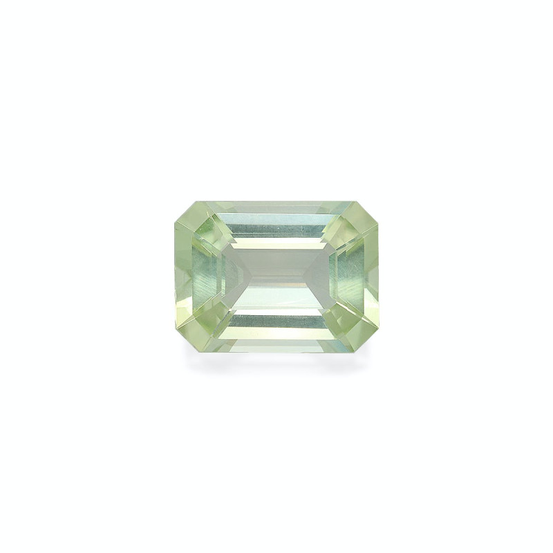 RECTANGULAR-cut Green Tourmaline Pale Green 7.09 carats