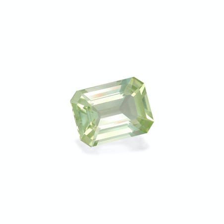 RECTANGULAR-cut Green Tourmaline Pale Green 7.09 carats