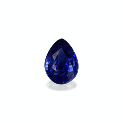 Pear-cut Blue Sapphire Blue...