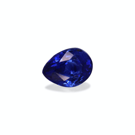 Saphir bleu taille Poire Bleu 1.08 carats