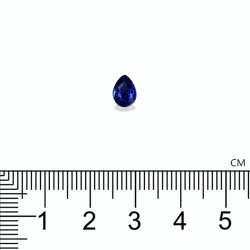 Blauwe Saffier Peer Geslepen Blauw 1.08 karaat