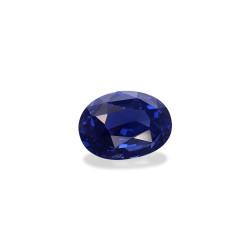 Ovale blauwe saffier Blauw 1,61 karaat