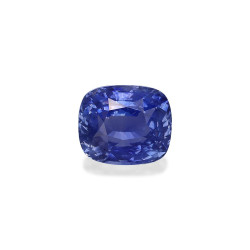 蓝宝石 taille 靠垫 蓝色 3.57 carats