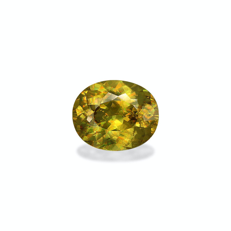 Sphen lengte OVAL Zitronengelb 4.78 karaten