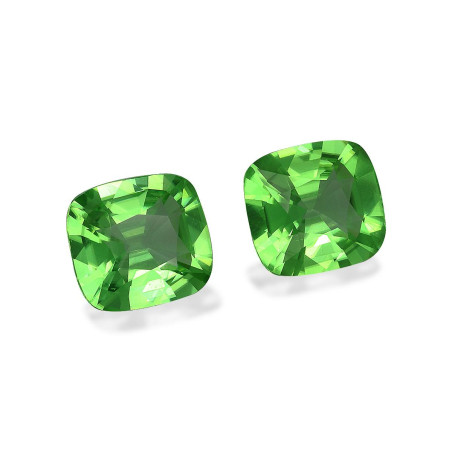 橄榄石 taille 靠垫 绿色 15.87 carats