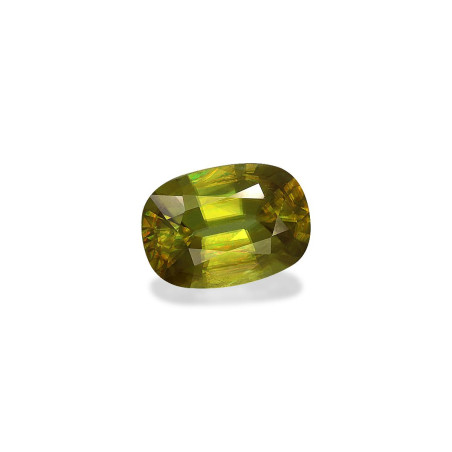 钛鈦矿 taille 靠垫 绿色 5.26 carats