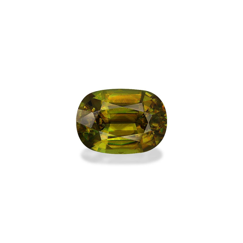 钛鈦矿 taille 靠垫 绿色 7.98 carats
