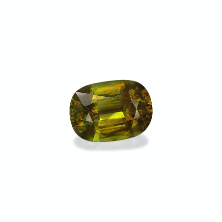 钛鈦矿 taille 靠垫 绿色 7.98 carats