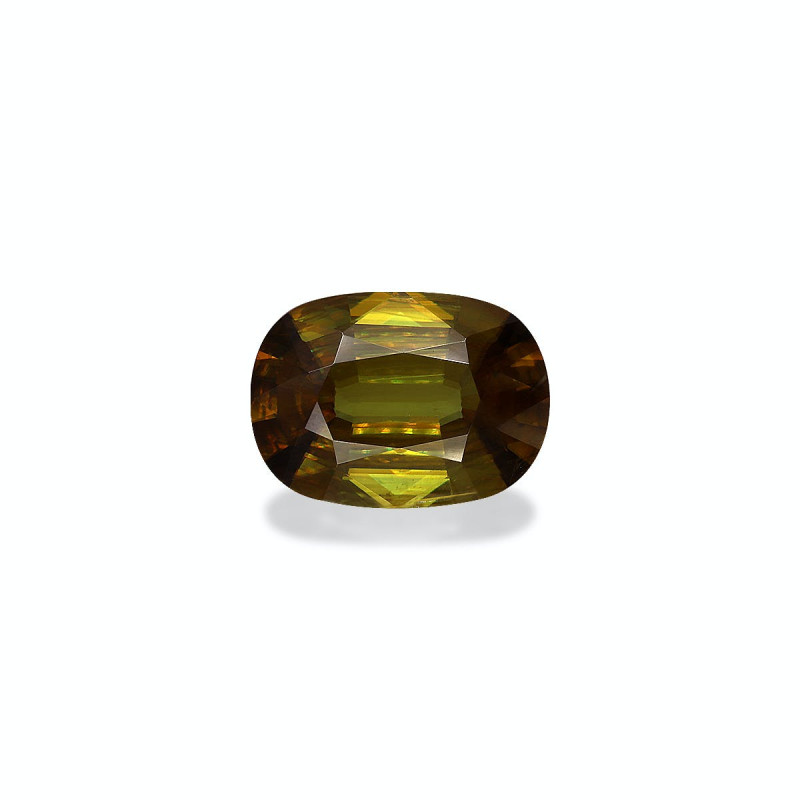 钛鈦矿 taille 靠垫 棕色 5.90 carats