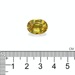 Sphene taille OVALE Lemon Yellow 8.19 carats