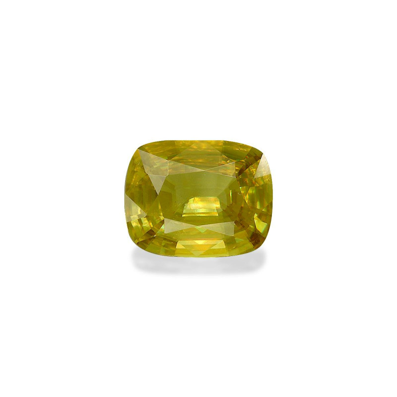 Sphene kussen geslepen Lemon Yellow 2.98 karaat