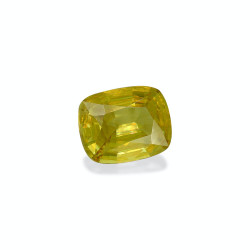 Sphene kussen geslepen Lemon Yellow 2.98 karaat
