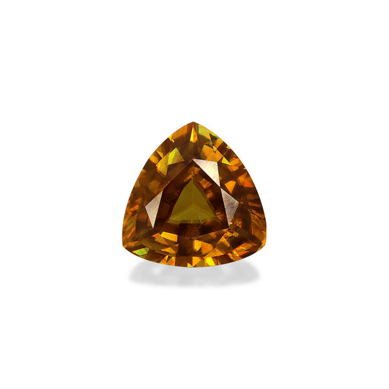 Sphene taille Trilliant  4.56 carats