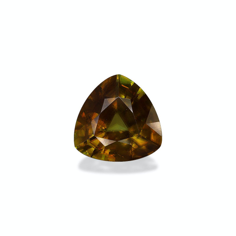 Sphene taille Trilliant  5.22 carats