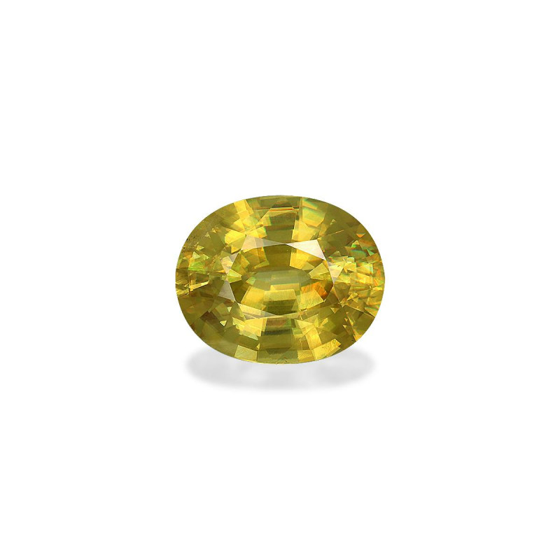 Sphene taille OVALE Lemon Yellow 5.62 carats