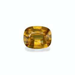 Sphene kussen geslepen Lemon Yellow 4.08 karaat