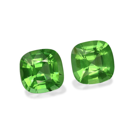 橄榄石 taille 靠垫 开心果绿 27.24 carats