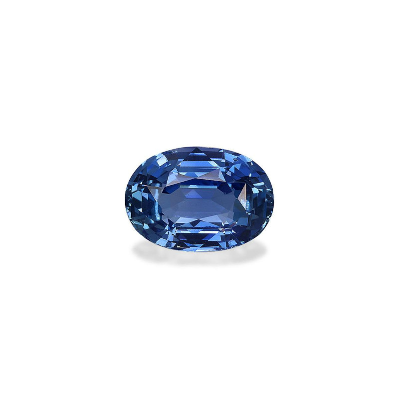 Saphir bleu taille OVALE Bleu 3.73 carats