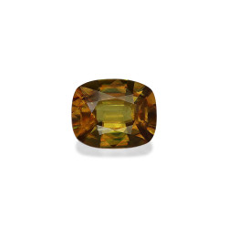 CUSHION-cut Sphene Lemon...