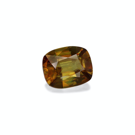 CUSHION-cut Sphene Lemon Yellow 5.31 carats