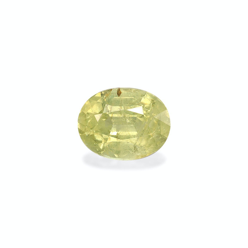 Chrysoberyl taille OVALE Yellow 4.63 carats