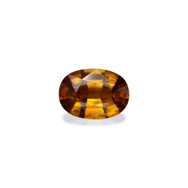 OVAL-cut Sphene Honey Yellow 5.40 carats