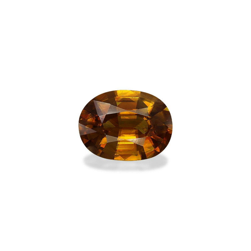 OVAL-cut Sphene Honey Yellow 7.64 carats