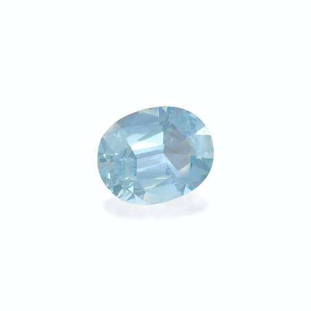 Aguamarina taille OVALE Bleu Ciel 20.54 carats